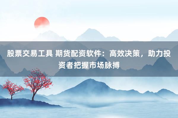股票交易工具 期货配资软件：高效决策，助力投资者把握市场脉搏