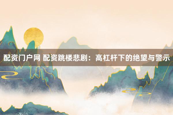 配资门户网 配资跳楼悲剧：高杠杆下的绝望与警示
