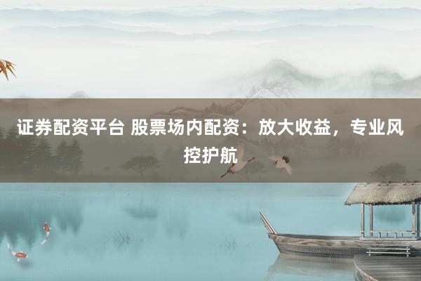 证券配资平台 股票场内配资：放大收益，专业风控护航